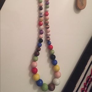 Multicolored beaded necklace